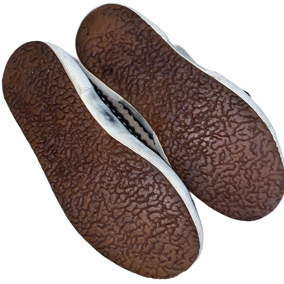 SUPERGA Black & Silver Grommet Distressed Sneakers Size 6.5 - Picture 8 of 13